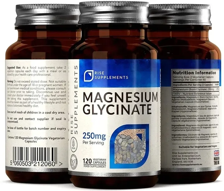 glicynian-magnezu-120-kapsulek-po-250mg-rise-stan-opakowania-oryginalne