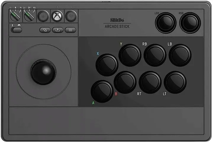 8bitdo-arcade-stick-black-joystick-xbox-one-xors-pc