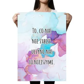 obraz-plakat-marble-60x40-co-nas-nie-zabije-wzory