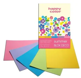 blok-papier-kolorowy-deco-a4-170g-happy-summer