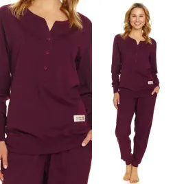 pizama-do-karmienia-doctor-nap-4349-xl-42-bordowy
