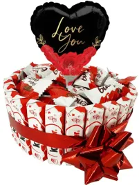 tort-kinder-zestaw-prezent-walentynki-urodziny-kosz-rocznica-slodycze