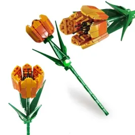 klocki-kwiat-tulipan-pomaranczowy-132el-24013-132pcs