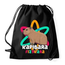 worek-plecak-eko-czarny-kapibara-fizykara-wzory