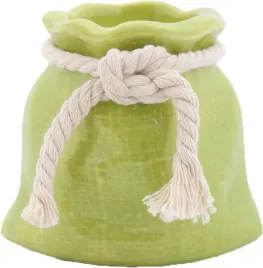 swiecznik-sakiewka-zielony-nowoczesny-dekor