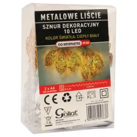 lampki-choinkowe-10-led-metalowe-liscie-ozdoba