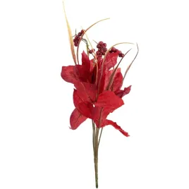 bukiet-7-lisci-jesiennych-z-kulkami-36-cm-czerwony-dodatek-do-kompozycji