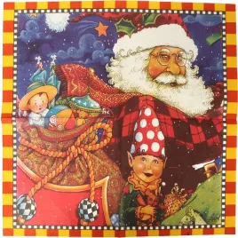 komplet-serwetek-papierowych-w-ksztalcie-mikolaja