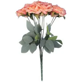 bukiet-9-roz-48cm-pomaranczowy-sztuczne-kwiaty-roze-jak-zywe-do-wazonu