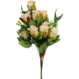 bukiet-10-roz-z-paprotkami-kremowy-40cm
