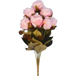 bukiet-9-roz-40-cm-kolor-jasny-roz-sztuczne-kwiaty-roze-jak-zywe