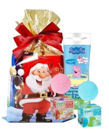 zestaw-prezentowy-dla-dzieckaswinka-peppa-zel-szampon-2w1-i-2-kule