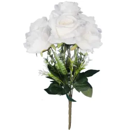 sztuczne-roze-do-wazonu-bukiet-7-roz-z-dodatkami-46cm-kolor-bialy