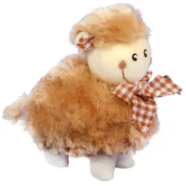 figurka-baranek-ze-wstazka-w-kratke-14cm-brazowy
