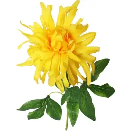 dalia-kwiat-sztuczny-pojedynka-zolta