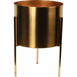 oslonka-metalowa-17cm-zlota-okragla-na-nozkach