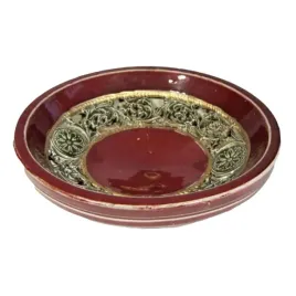 talerz-bordowy-okragly-dekoracyjny-ozdobny
