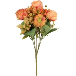 bukiet-7-roz-z-dodatkami-pomaranczowy-sztuczne-kwiaty-dekoracja-30cm