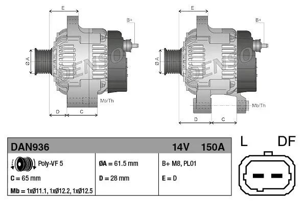 alternator-denso-dan936-numer-katalogowy-czesci-dan936