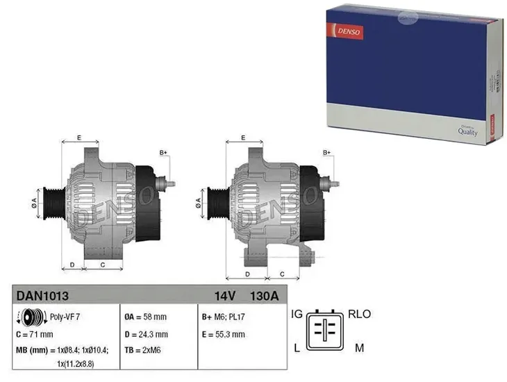alternator-denso-dan1013-numer-katalogowy-czesci-dan1013