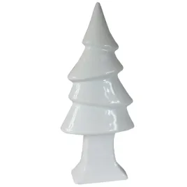 choinka-ceramiczna-dekoracja-swiateczna-biala