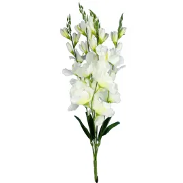bukiet-gladiola-bialy-sztuczne-kwiaty