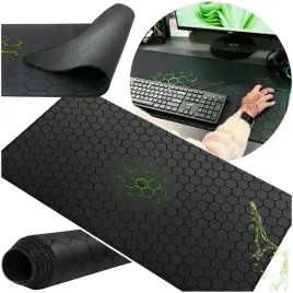 podkladka-na-biurko-pod-mysz-klawiature-gamingowa-plaster-miodu-90x40-mata