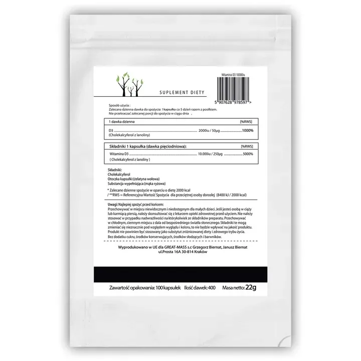 forest-witamina-d3-10000iu-100-tab-mocna-zdrowie
