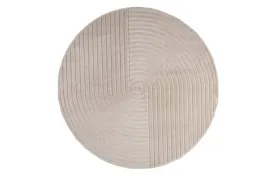 dywan-okragly-160cm-do-salonunowoczesny-bezowy-wzor-z-miekkim-wlosem