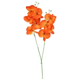 storczyk-podwojny-pomaranczowy-60cm-sztuczna-galazka-kompozcyje-stroiki