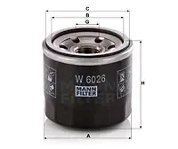 filtr-oleju-mann-filter-w-6026