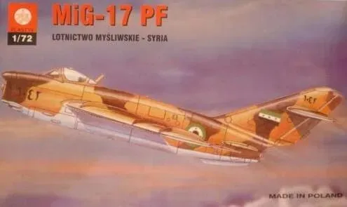 MODEL DO SKLEJANIA SAMOLOT MIG-17 PF SYRIA 1:72 PLASTYK
