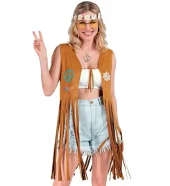 stroj-kamizelka-hipiski-z-haftem-brazowa-fredzle-dluga-lata70-karnawal-l-xl