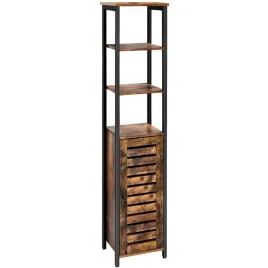 regal-waski-stojacy-na-ksiazki-rustykalny-braz-loft-polka-stojak-do-salonu