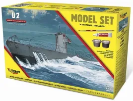 model-do-sklejania-niemiecki-okret-podwodny-typ-u2-1-400-mirage-hobby