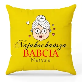 poduszka-zolta-prezent-dla-babci-dzien-babci-najukochansza-babcia-imie
