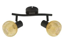 lampa-sufitowa-podwojna-czarna-druciane-zlote-klosze-regulowana-reality