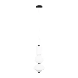 lampa-wiszaca-led-czarna-3-szklane-biale-geometryczne-klosze-3000k-maxlight