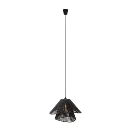 lampa-wiszaca-czarna-podwojna-z-plecionego-papieru-nad-stol-wyspe-maxlight