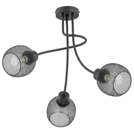 lampa-sufitowa-rustykalna-potrojna-czarna-metalowa-druciane-klosze-alfa