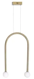 lampa-wiszaca-led-zlota-luk-szklane-biale-kule-do-jadalni-podwojna-maxlight