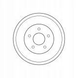 beben-hamulcowy-trw-db4309-numery-katalogowe-zamiennikow-bendix-braking-bdm1060