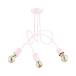 lampa-sufitowa-nowoczesna-rozowa-dziecieca-metalowa-potrojna-alfa