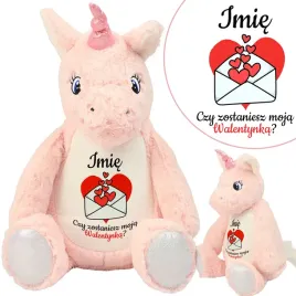 mis-jednorozec-na-walentynki-be-mine-imie-wzory