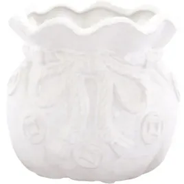 wazonik-sakiewka-bialy-ceramika-dekoracyjna