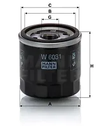 filtr-oleju-mann-filter-w-6031