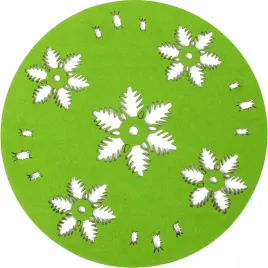 serweta-filcowa-okragla-w-platki-sniegu-zielona