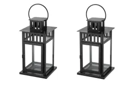 lampion-piekna-latarenka-wew-zew-czarna-28cm-ikea-nowy-2-sztuki