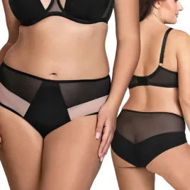 vivisence-1079-czarny-tiul-bezowy-majtki-3xl-figi
