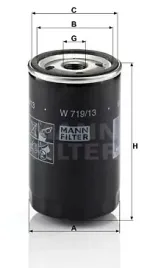 filtr-oleju-mann-filter-w-719-13